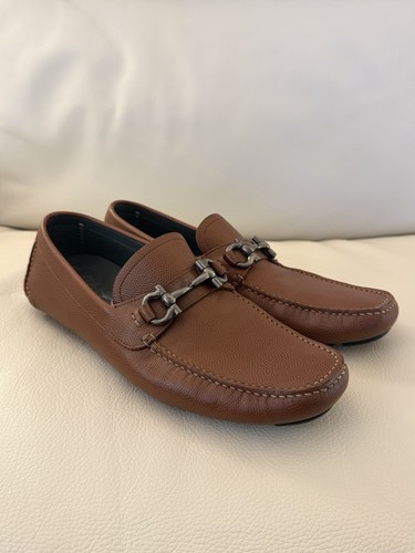 Ferragamo gancini brown tan - ferragamo,