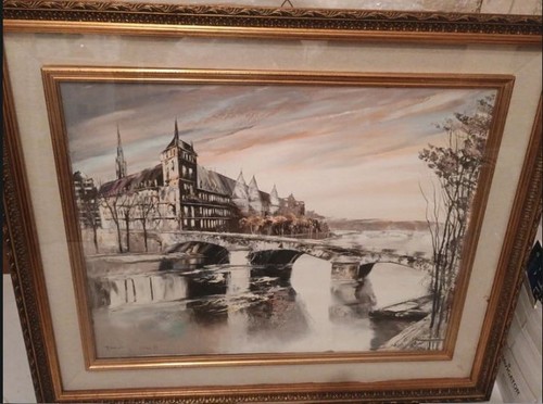 View paris with bridge - "view,